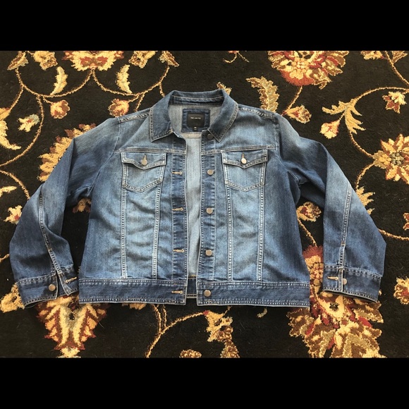 The Limited Jackets & Blazers - The Limited Blue Denim Jacket-Size XL
